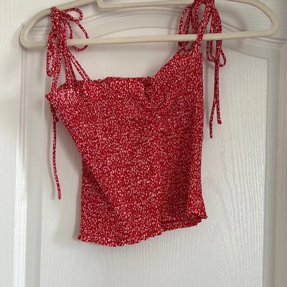 Red Ruffle Two-Piece Set - Picture 3 of 4